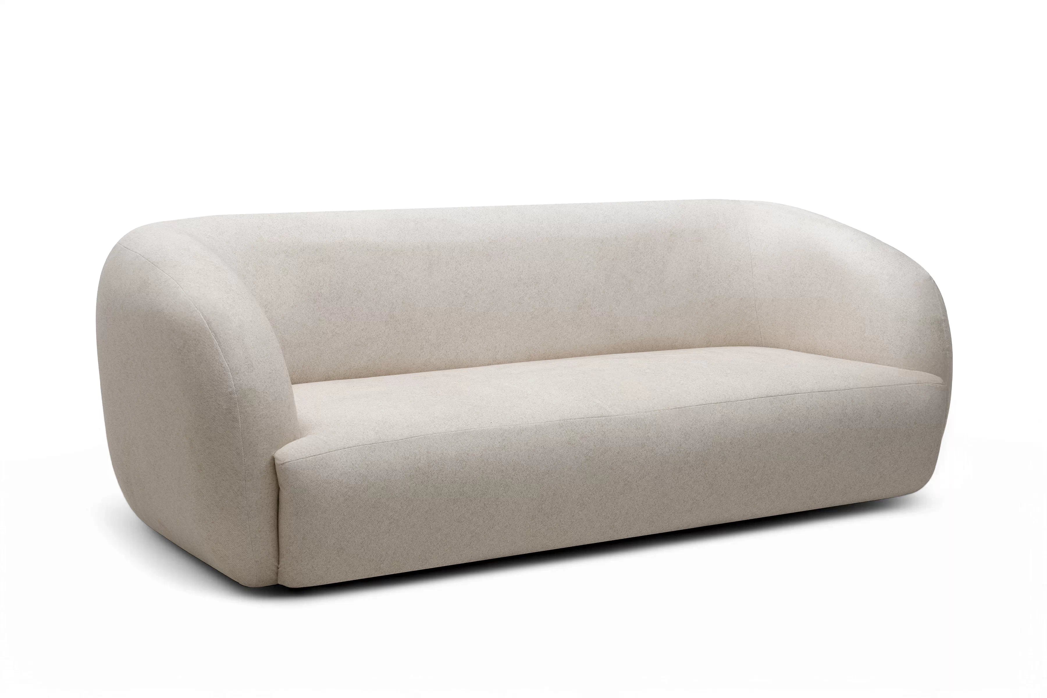 Pohovka Dalin III - béžová pletená látka Ado 1601 Halva Pohovka do obývacej izby Dalin III  - Béžová plecionka Ado 1601 Halva