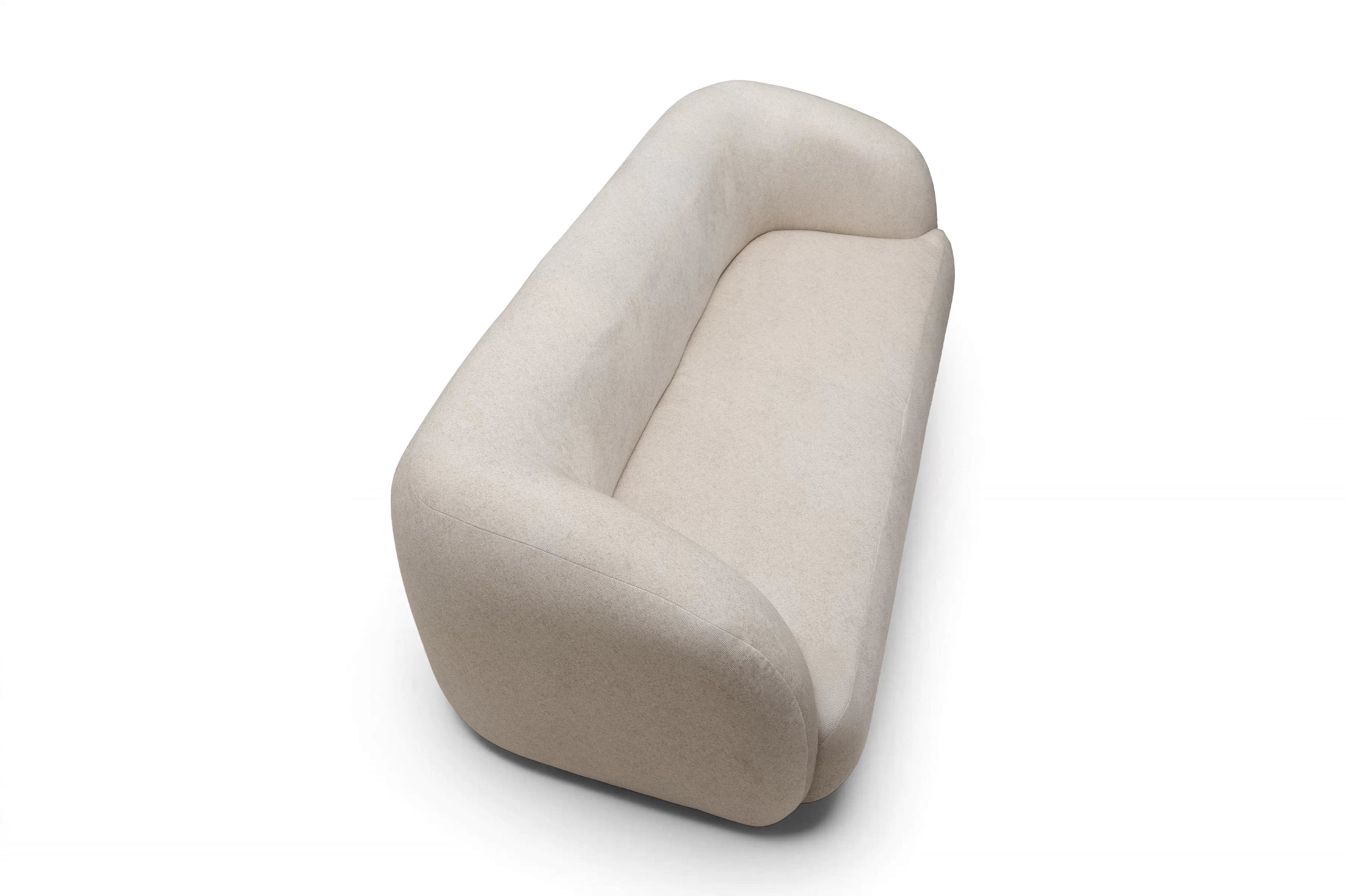 Pohovka Dalin III - béžová pletená látka Ado 1601 Halva Pohovka do obývacej izby Dalin III  - Béžová plecionka Ado 1601 Halva