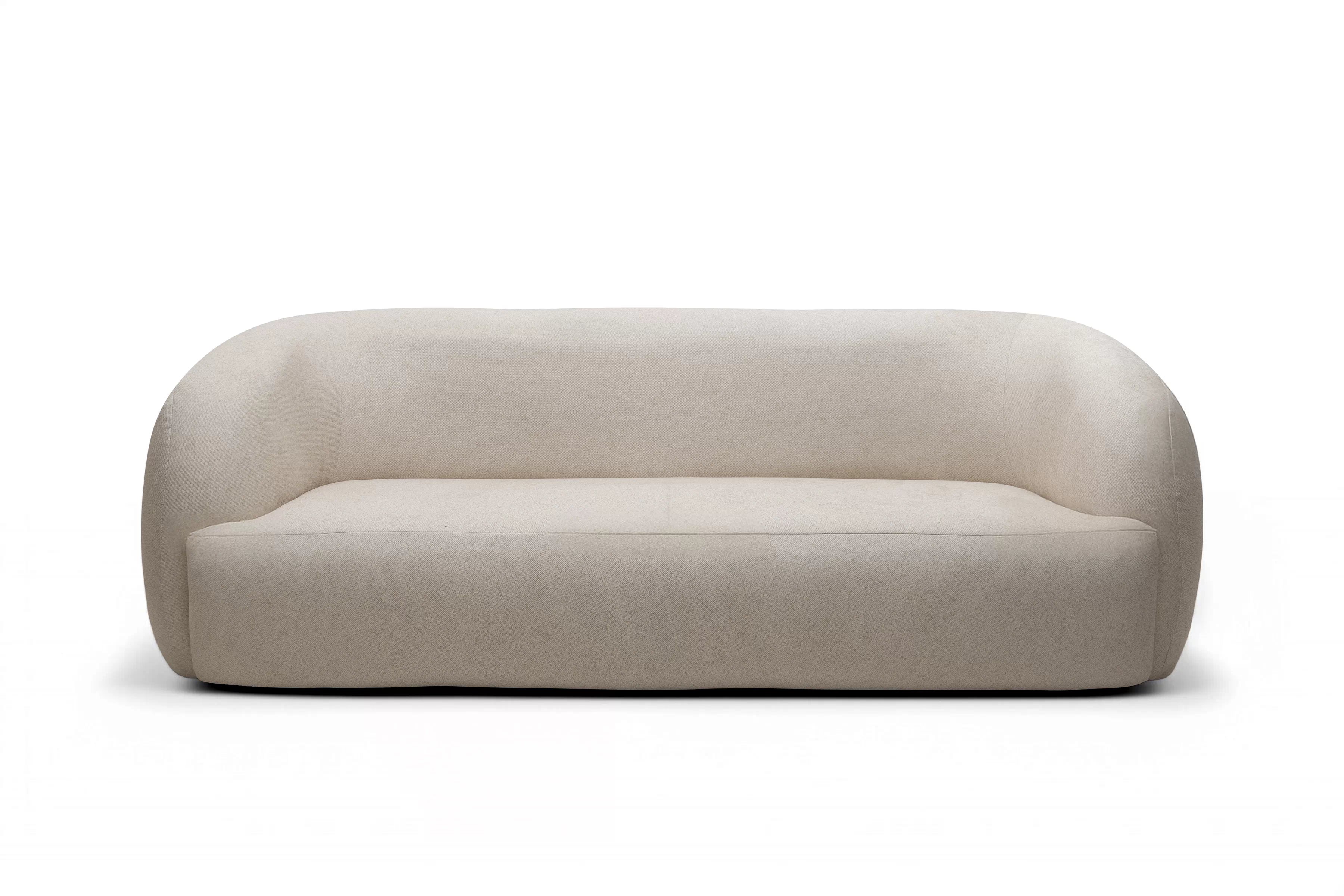 Pohovka Dalin III - béžová pletená látka Ado 1601 Halva Pohovka do obývacej izby Dalin III  - Béžová plecionka Ado 1601 Halva