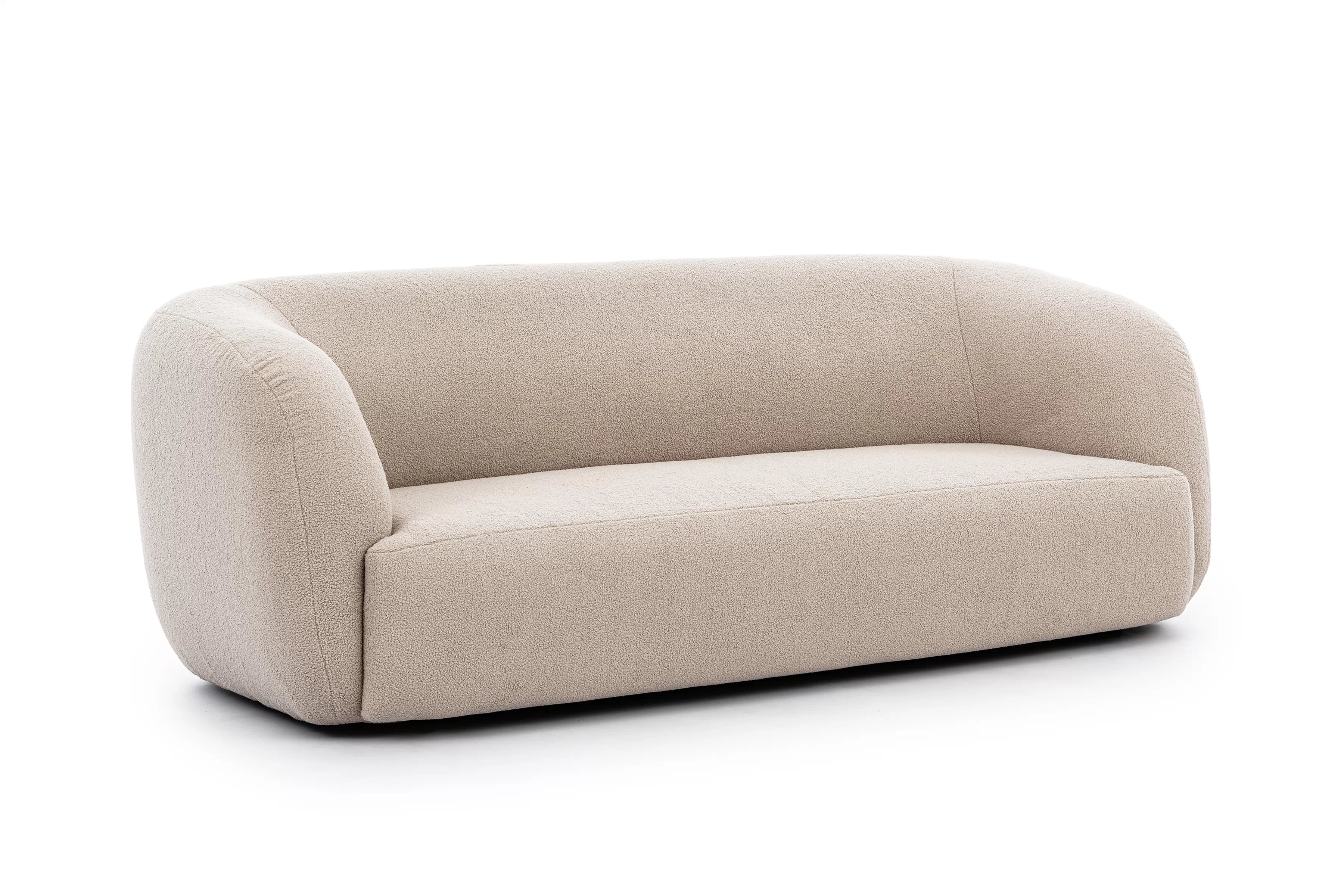 Pohovka Dalin III - béžová boucla Lambi 5 Pohovka pro obývacího pokoje Dalin III - béžová boucla Lambi 5