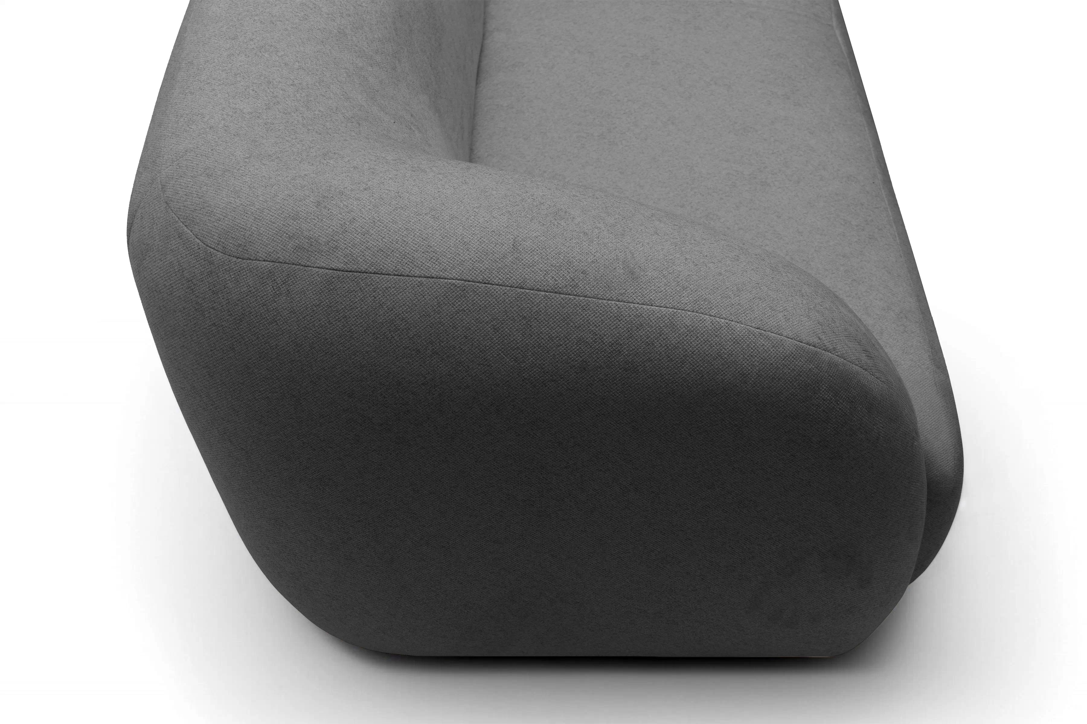 Pohovka Dalin III - šedá tkanina Ado 1614 Pohovka pro obývacího pokoje Dalin III - šedá plecionka Ado 1617