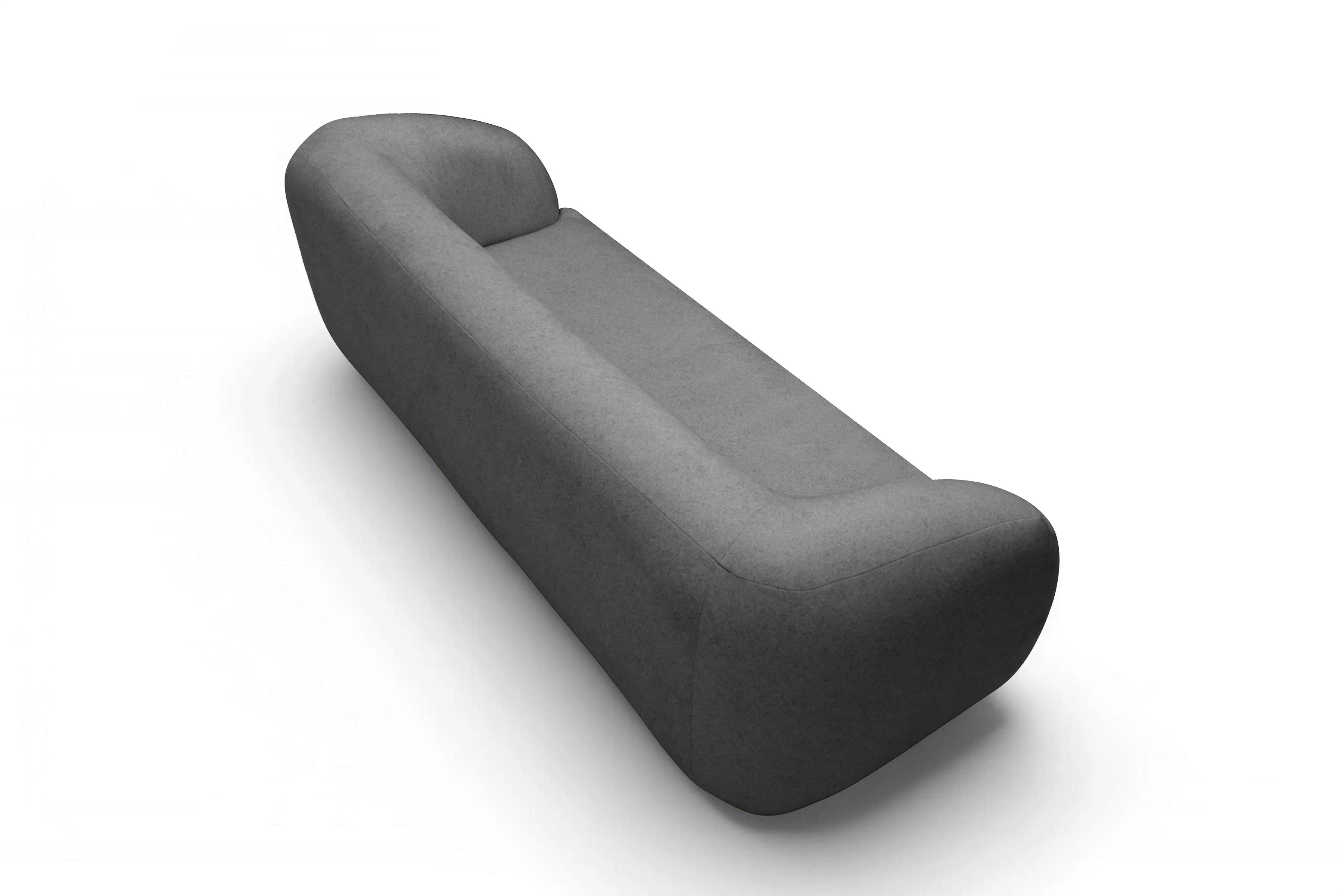 Pohovka Dalin III - šedá tkanina Ado 1614 Pohovka pro obývacího pokoje Dalin III - šedá plecionka Ado 1617