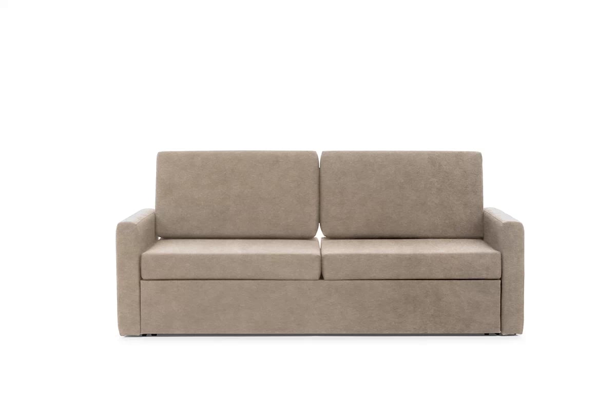 Sofa Elegantia 160 na polohovateľný mechanizmus - béžový zamat ľahkočistiteľný Zetta 292 Pohovka Elegantia 160 do polkotapczanu - béžový zamat ľahkočistiaci Zetta 292