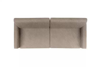 Sofa Elegantia 160 na polohovateľný mechanizmus - béžový zamat ľahkočistiteľný Zetta 292 Pohovka Elegantia 160 do polkotapczanu - béžový zamat ľahkočistiaci Zetta 292