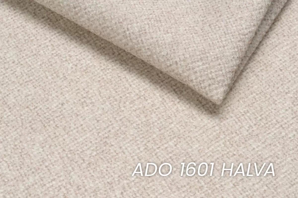 Sofa Elegantia 160 na polohovateľný mechanizmus - krémová tkanina Ado 1601 Halva Pohovka Elegantia 160 do polkotapczanu - kremowa plecionka Ado 1601 Halva