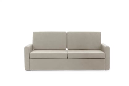 Sofa Elegantia 160 na polohovateľný mechanizmus - krémová tkanina Ado 1601 Halva Pohovka Elegantia 160 do polkotapczanu - kremowa plecionka Ado 1601 Halva