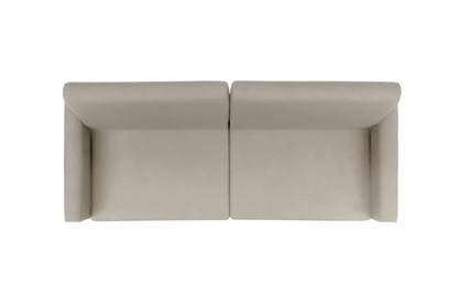 Sofa Elegantia 160 na polohovateľný mechanizmus - krémová tkanina Ado 1601 Halva Pohovka Elegantia 160 do polkotapczanu - kremowa plecionka Ado 1601 Halva
