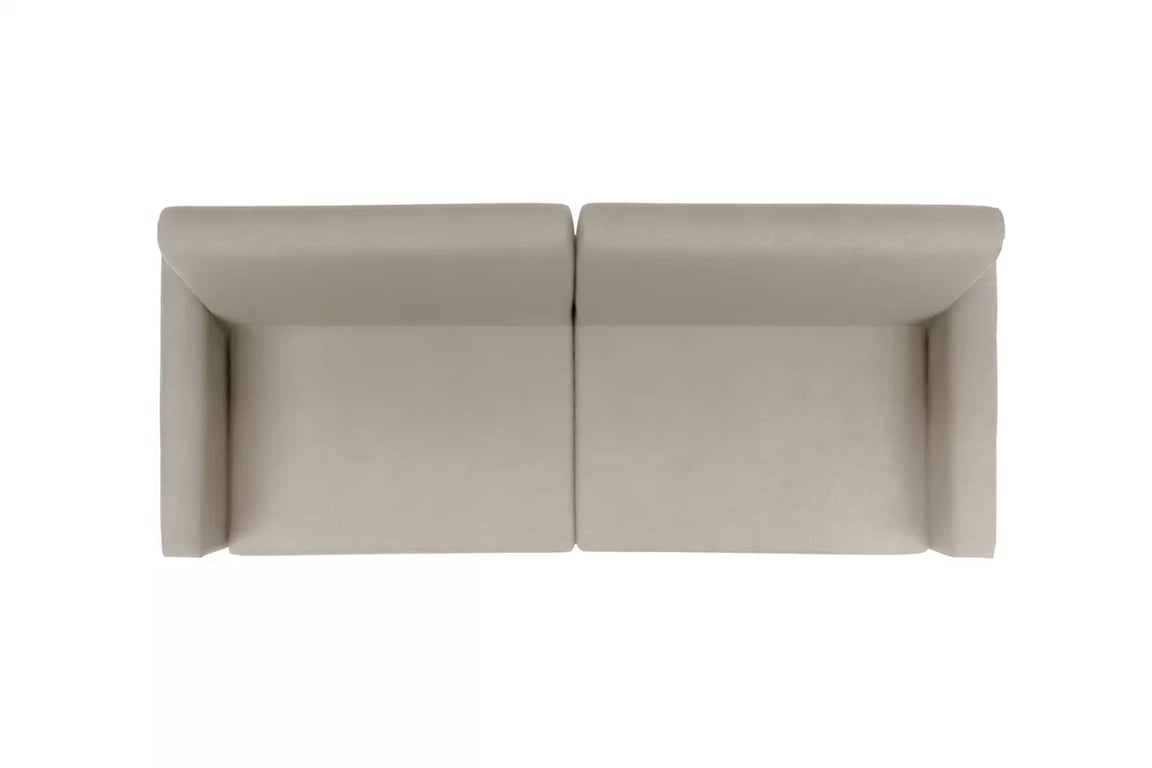 Sofa Elegantia 160 na polohovateľný mechanizmus - krémová tkanina Ado 1601 Halva Pohovka Elegantia 160 do polkotapczanu - kremowa plecionka Ado 1601 Halva