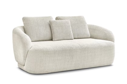 Dvojmiestna pohovka Finezal - béžový šenil Cremona 02 Pohovka Finezal pre 2 osoby - Cremona 02