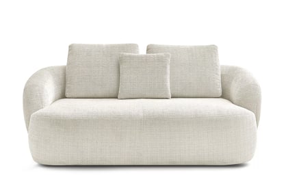 Dvojmiestna pohovka Finezal - béžový šenil Cremona 02 Pohovka Finezal pre 2 osoby - Cremona 02