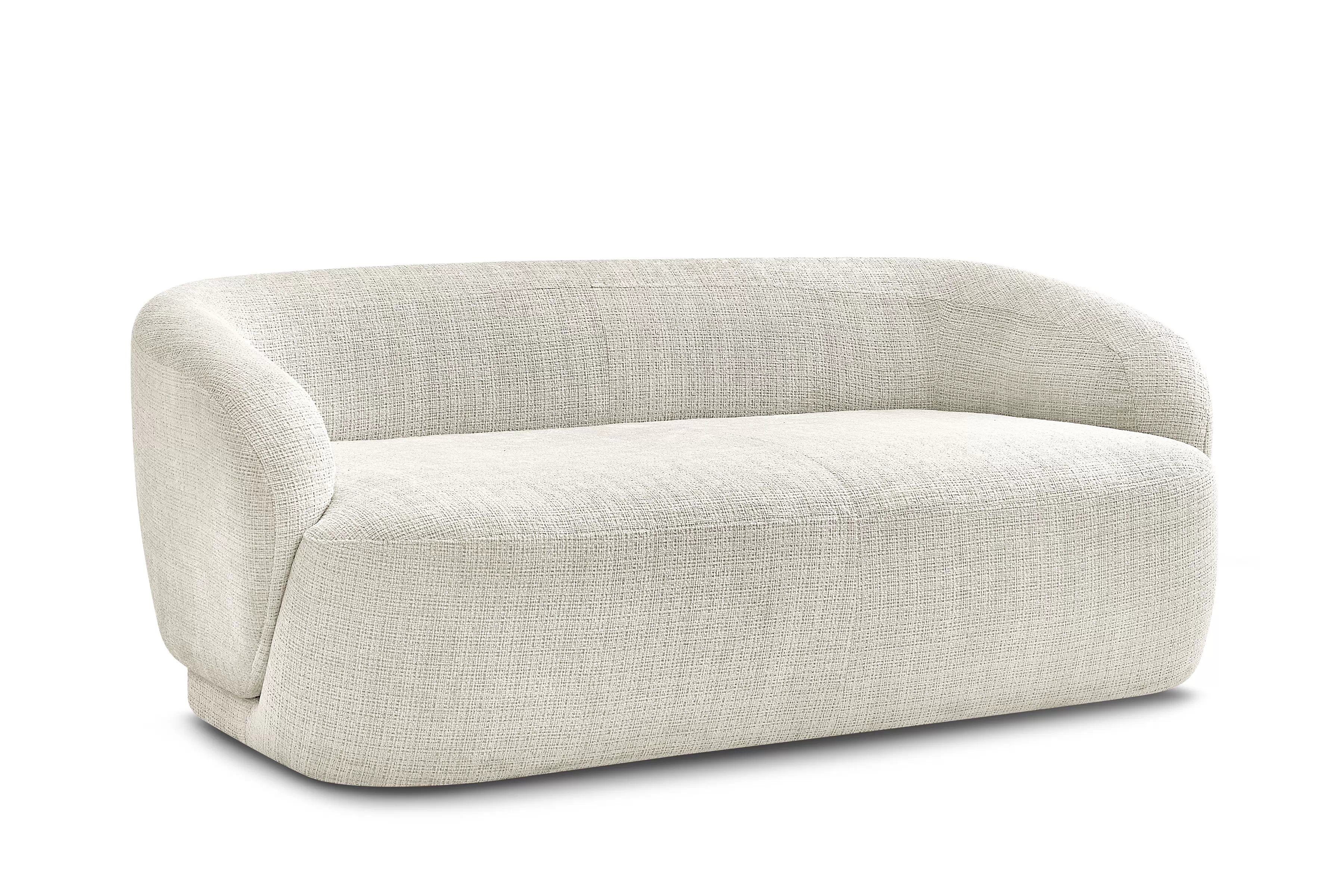 Dvojmiestna pohovka Finezal - béžový šenil Cremona 02 Pohovka Finezal pre 2 osoby - Cremona 02