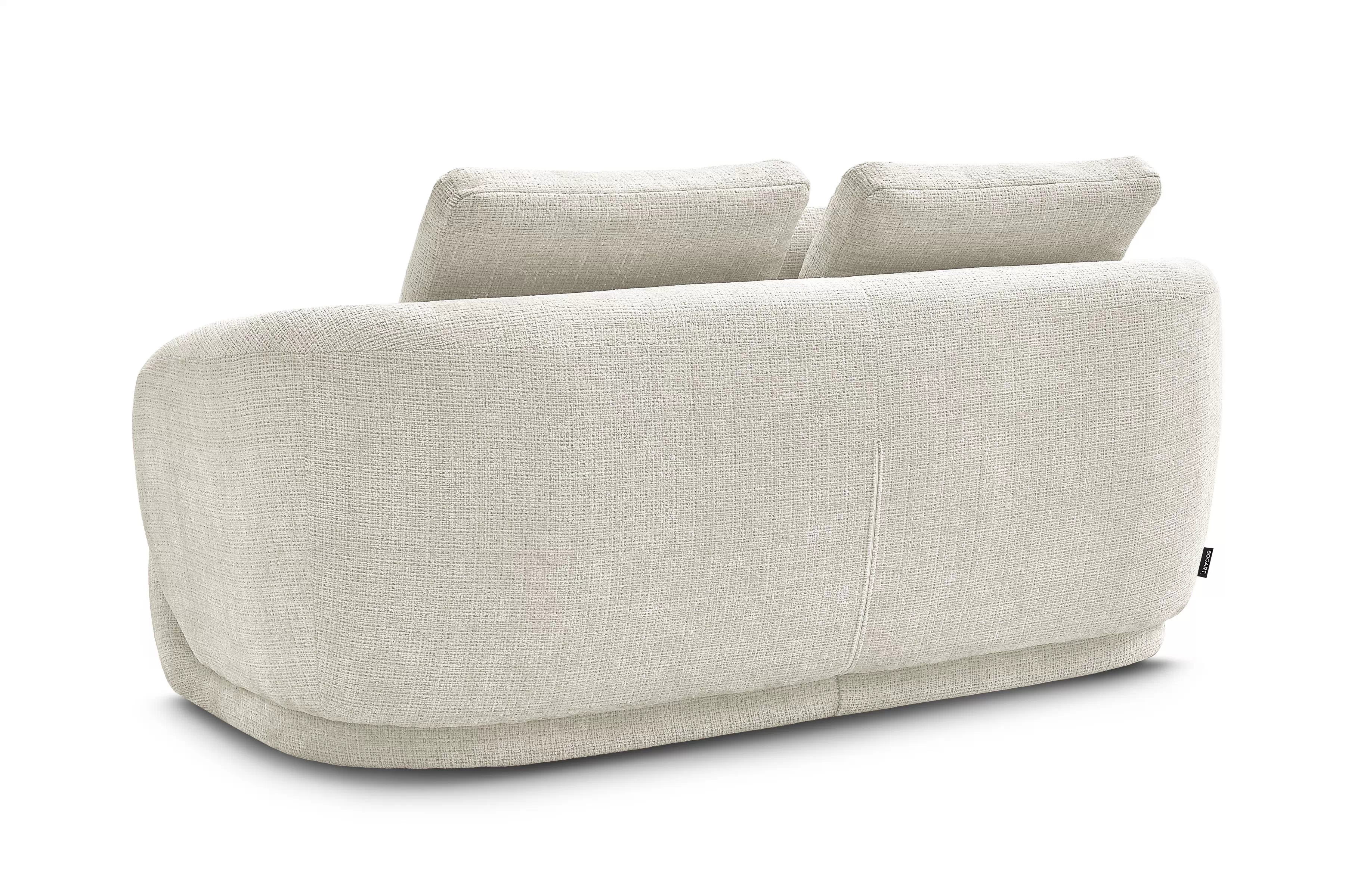 Dvojmiestna pohovka Finezal - béžový šenil Cremona 02 Pohovka Finezal pre 2 osoby - Cremona 02