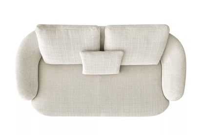 Dvojmiestna pohovka Finezal - béžový šenil Cremona 02 Pohovka Finezal pre 2 osoby - Cremona 02