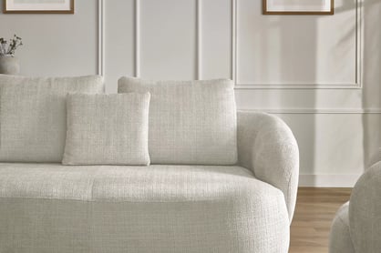 Dvojmiestna pohovka Finezal - béžový šenil Cremona 02 Pohovka Finezal pre 2 osoby - Cremona 02