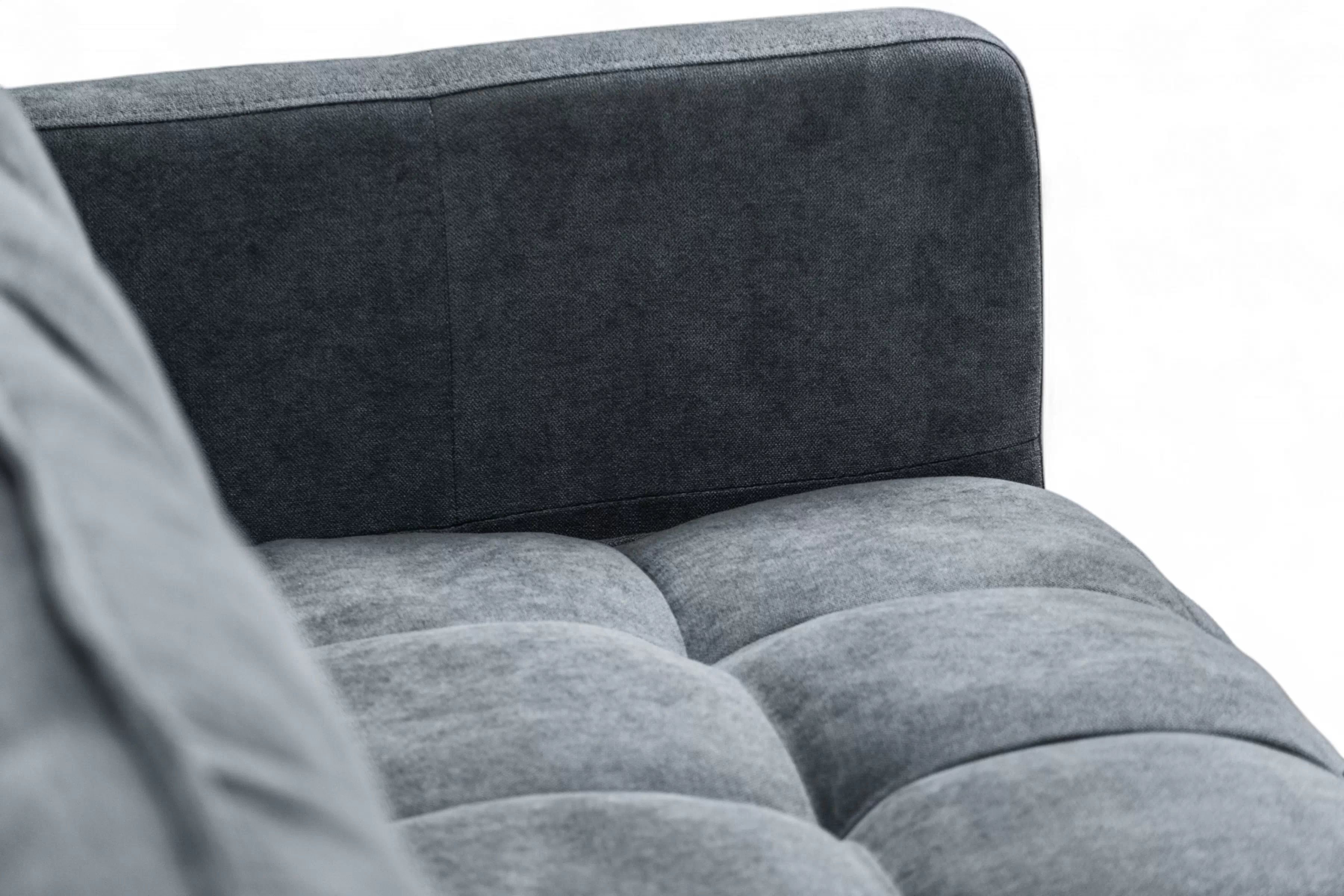 Rozkladacia trojpohovka Kitalio - sivá Pohovka Kitalio s funkciou spánku - popol