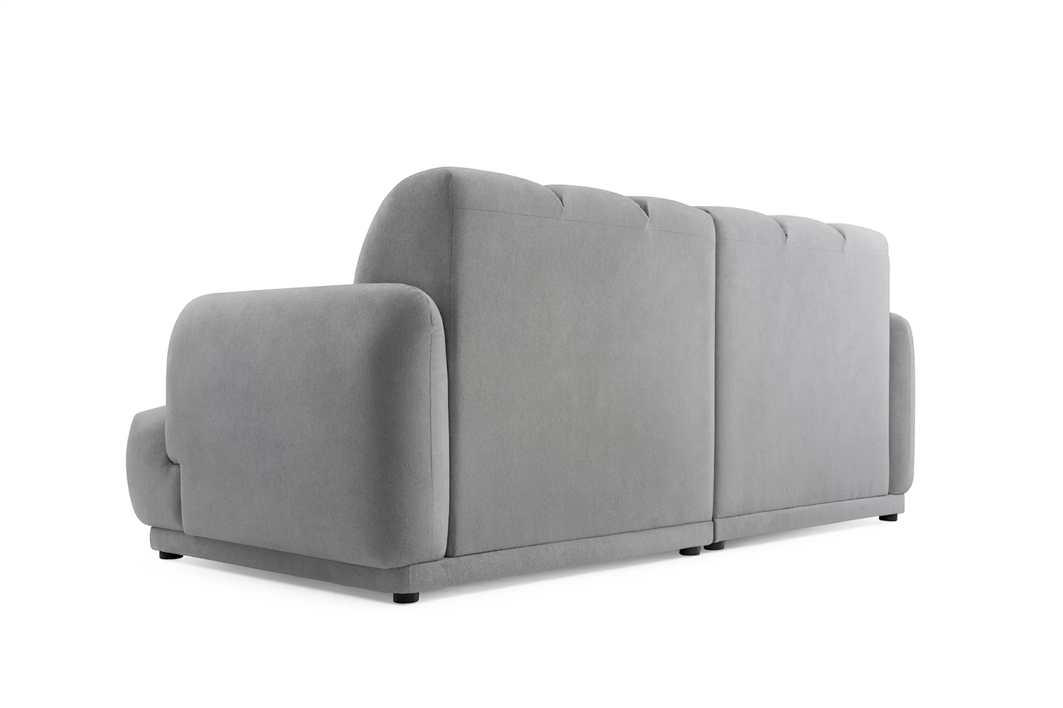 Pohovka Melvo do obývacího pokoje - šedá boucle Gerra 65 Pohovka Melvo pro obývacího pokoje - šedá boucle Gerra 65