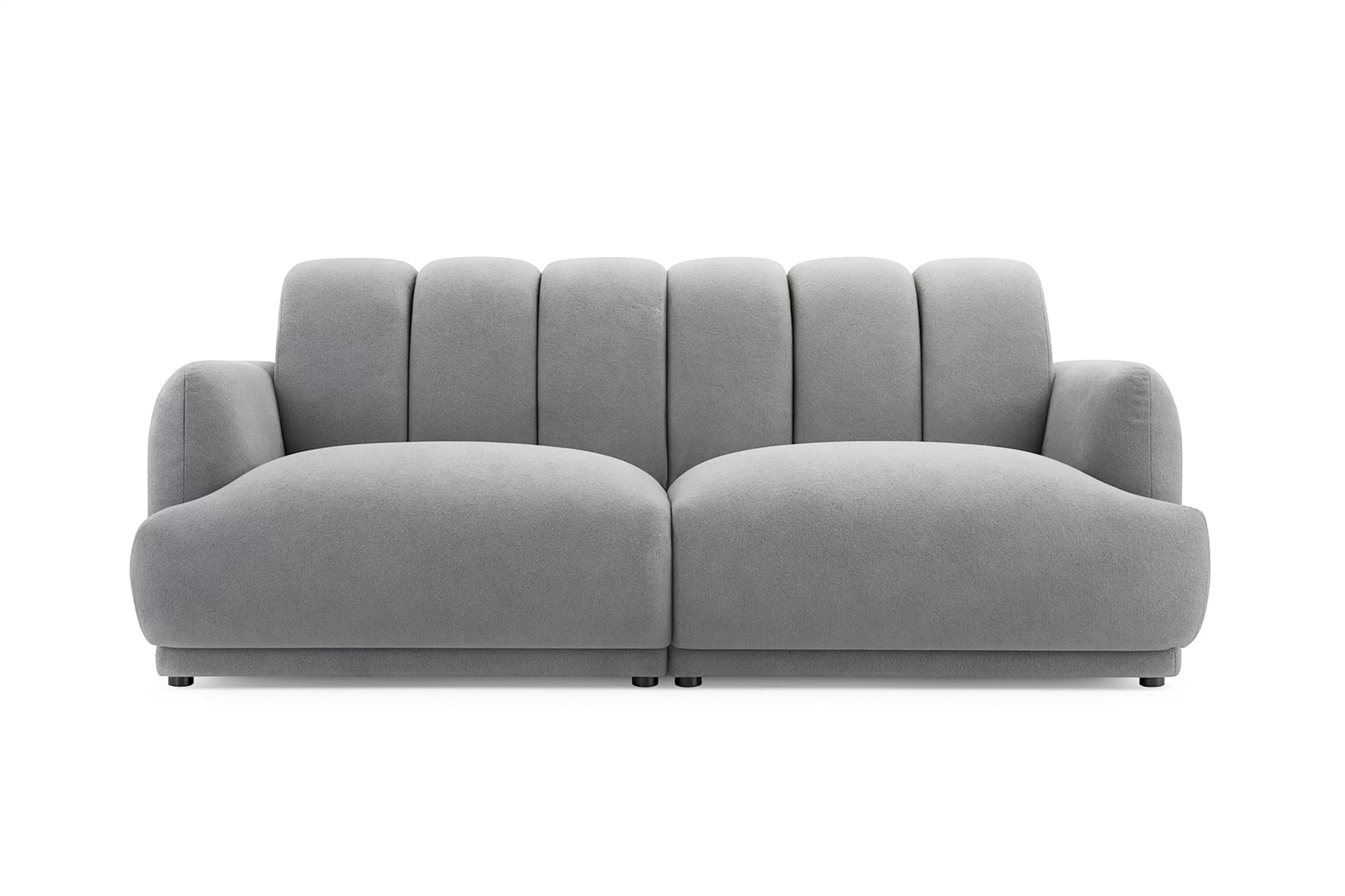 Pohovka Melvo do obývacího pokoje - šedá boucle Gerra 65 Pohovka Melvo pro obývacího pokoje - šedá boucle Gerra 65