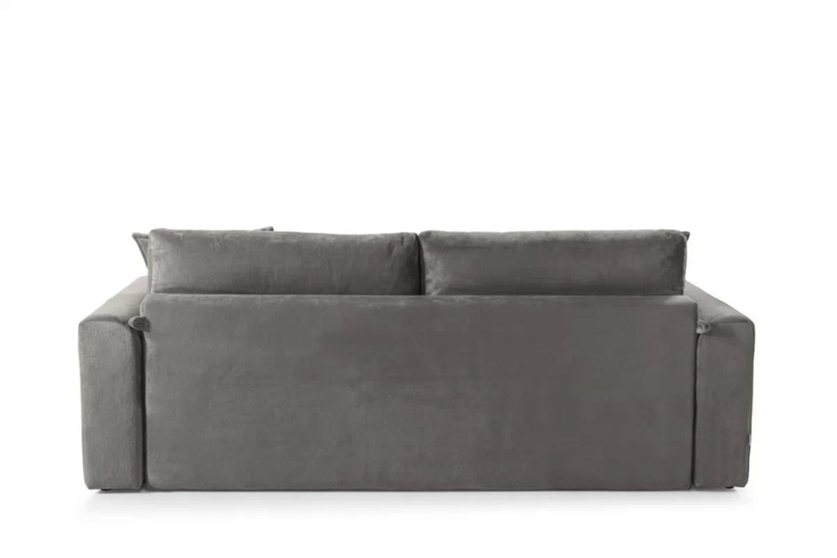 Rozkládací pohovka Sofia Mini - šedý samet Sorriso 3 Pohovka rozkladana do obývacího pokoje Sofia Mini - šedý plusz Sorriso 3