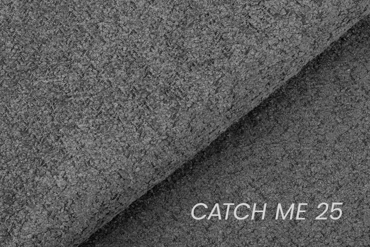 Elektrická trojmístná pohovka Magnelio III - šedá bouclé Catch Me 25 Pohovka třímístná z elektricky wysuwanym sedadlem Magnelio III - šedá boucel Catch Me 25