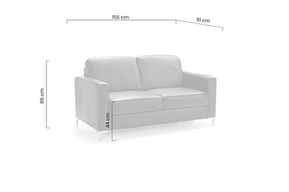 Dvoumístná pohovka Basic 2 Pohovka wypoczynkowa Basic dvoumístná