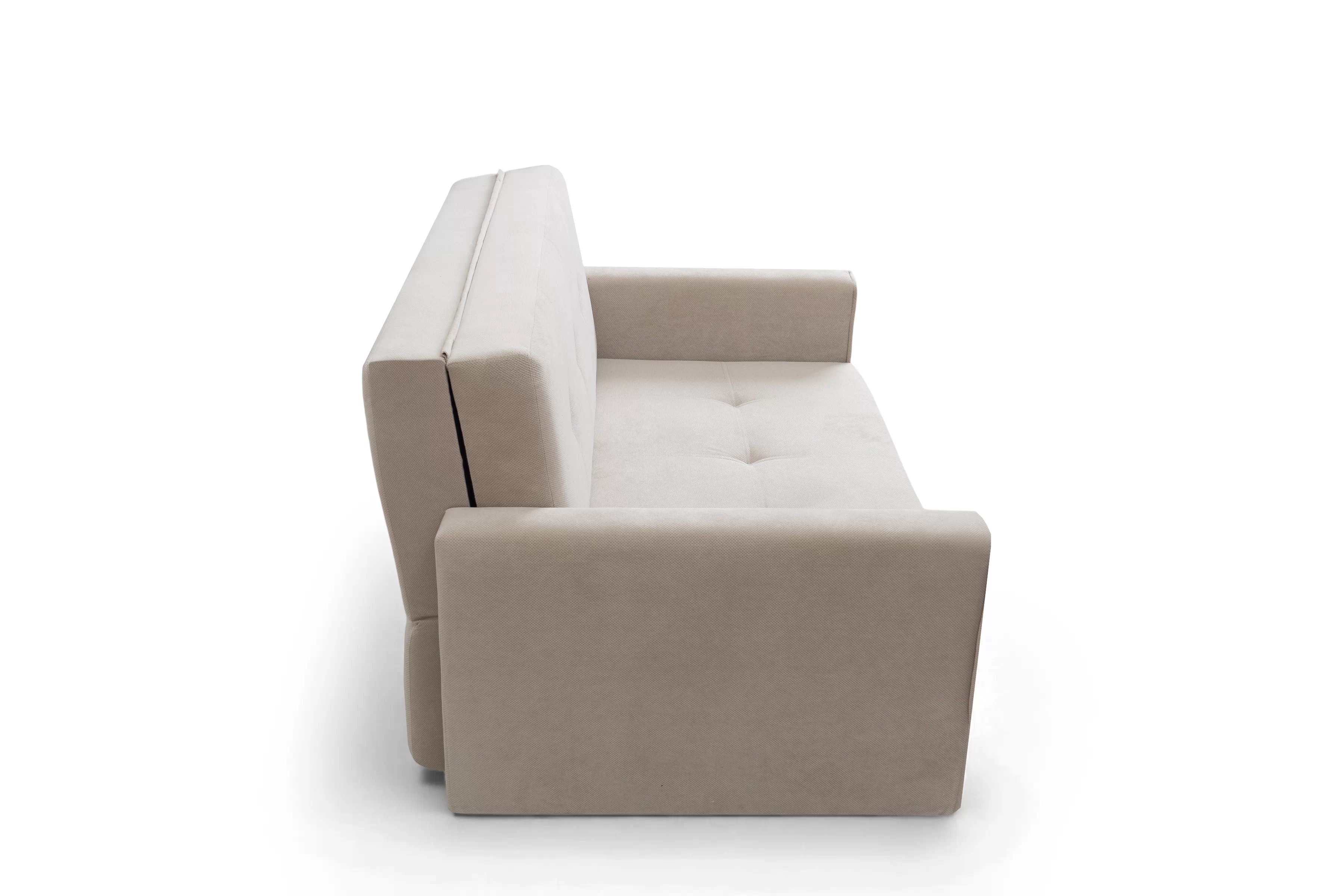 Pohovka rozkládací Aria rozkladana s úložným prostorem- béžová plusz Pretty 03  Pohovka rozkládací Aria rozkladana s úložným prostorem- béžová plusz Pretty 03 