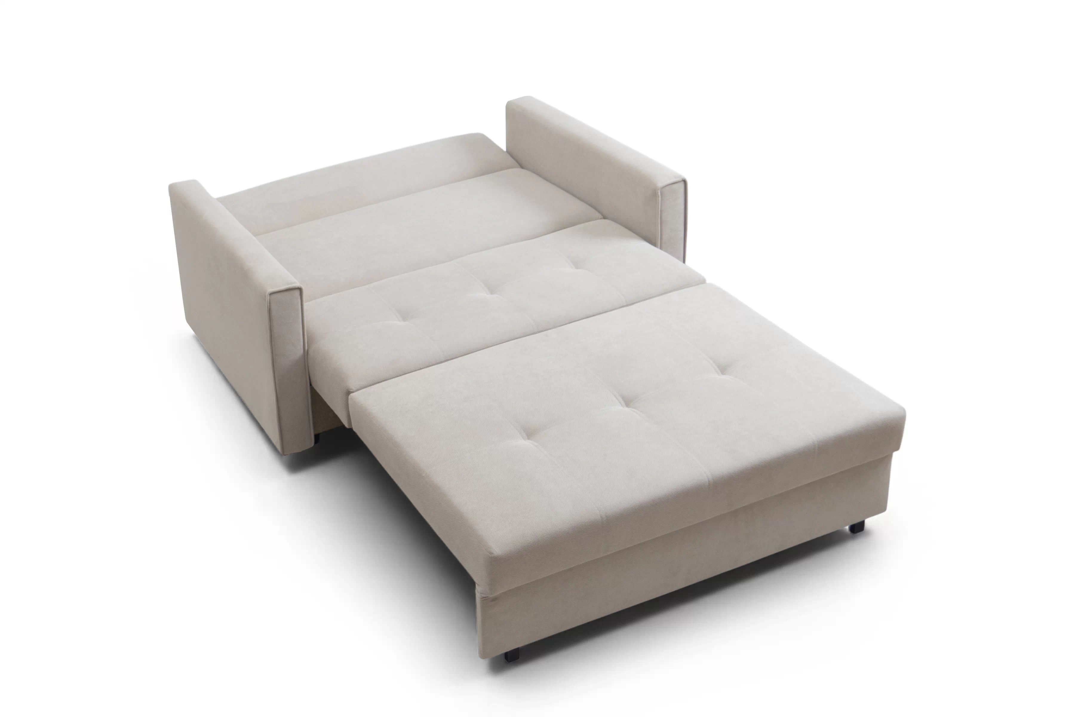 Pohovka rozkládací Aria rozkladana s úložným prostorem- béžová plusz Pretty 03  Pohovka rozkládací Aria rozkladana s úložným prostorem- béžová plusz Pretty 03 