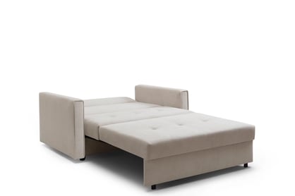 Pohovka rozkládací Aria rozkladana s úložným prostorem- béžová plusz Pretty 03  Pohovka rozkládací Aria rozkladana s úložným prostorem- béžová plusz Pretty 03 