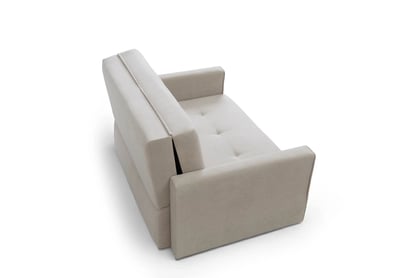 Pohovka rozkládací Aria rozkladana s úložným prostorem- béžová plusz Pretty 03  Pohovka rozkládací Aria rozkladana s úložným prostorem- béžová plusz Pretty 03 