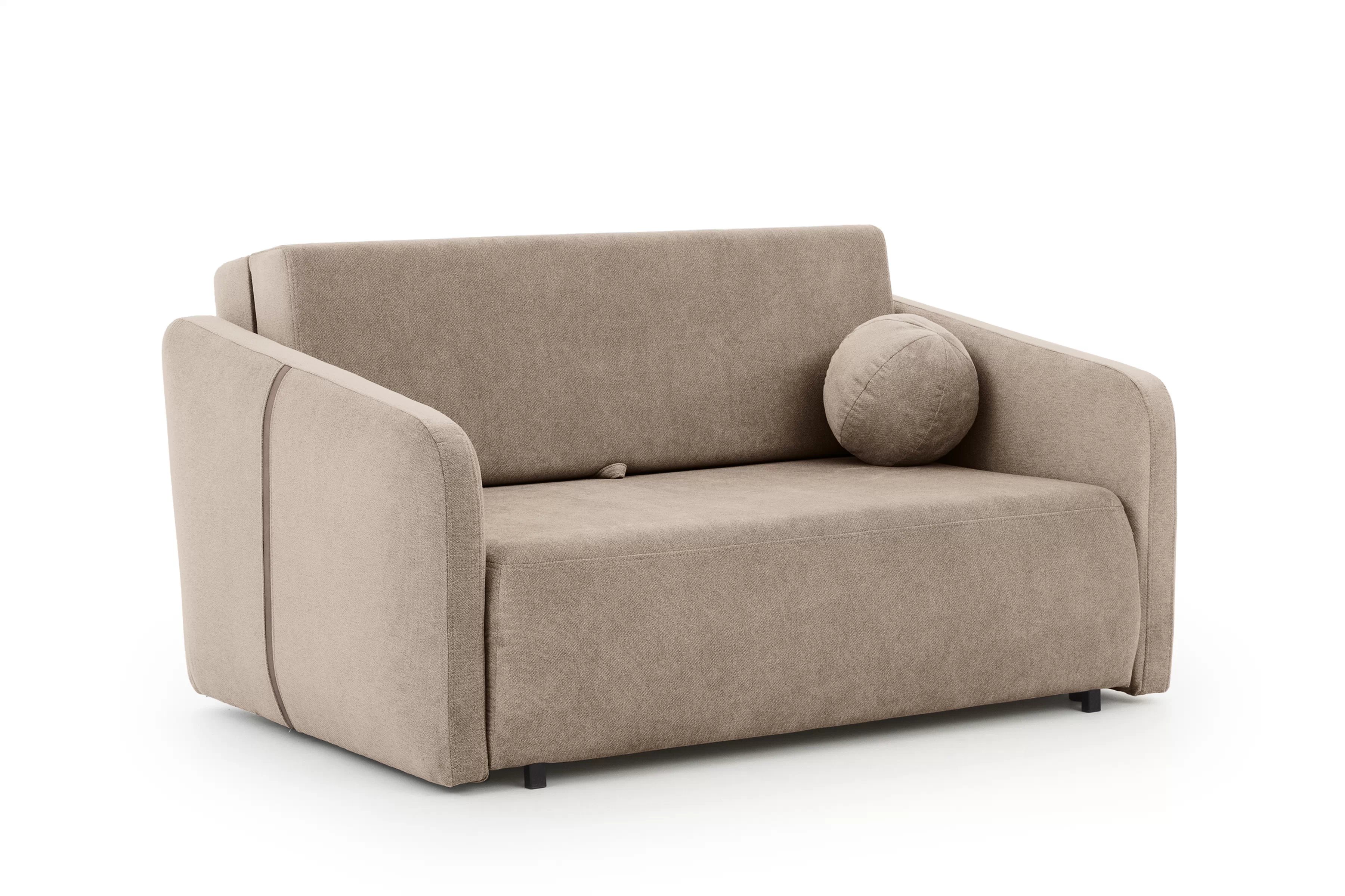 Pohovka Zeldia 105 rozkládací - hnědá šenil hydrofobní  Spring 1110 Pohovka Zeldia 105 rozkládací - hnědá šenil hydrofobní  Spring 1110