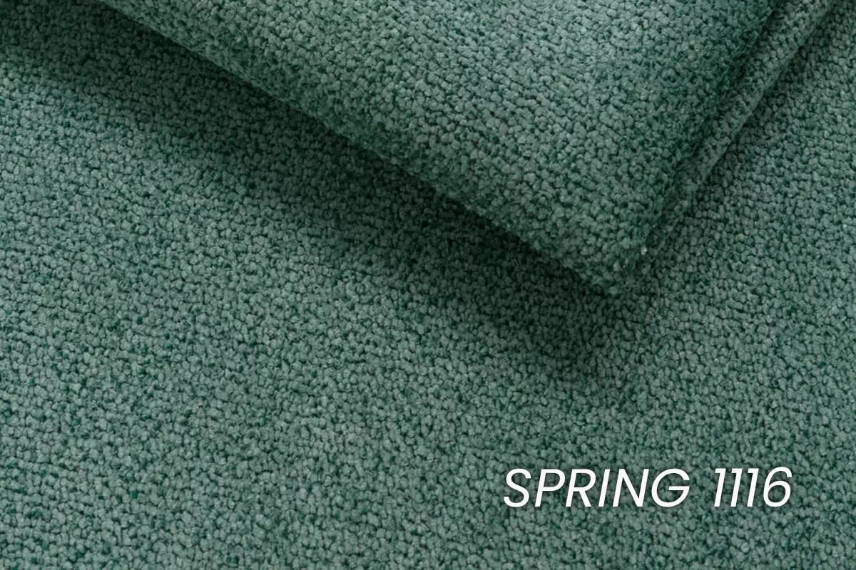 Pohovka Zeldia 135 rozkládací - zelená šenil hydrofobní  Spring 1116 Pohovka Zeldia 110 rozkládací - zelená šenil hydrofobní  Spring 1116