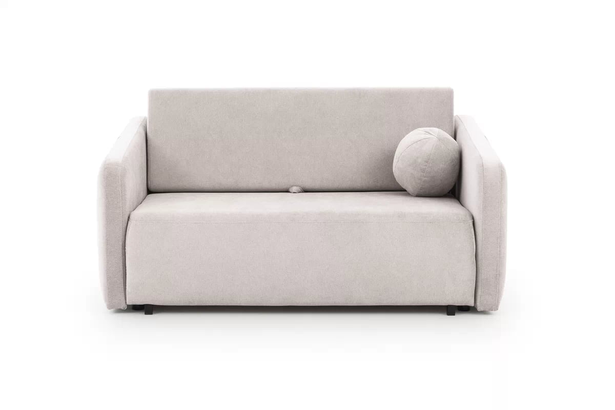 Pohovka Zeldia 155 s funkciou spánku - jasno šedý šenil hydrofobowy Spring 1104 Pohovka Zeldia 130 s funkciou spania - jasno šedý šenil hydrofobowy Spring 1104