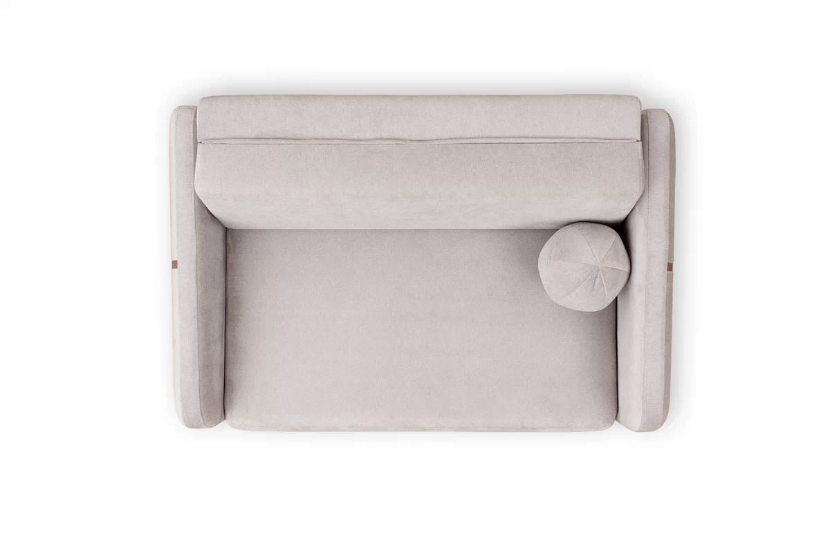 Pohovka Zeldia 155 s funkciou spánku - jasno šedý šenil hydrofobowy Spring 1104 Pohovka Zeldia 130 s funkciou spania - jasno šedý šenil hydrofobowy Spring 1104