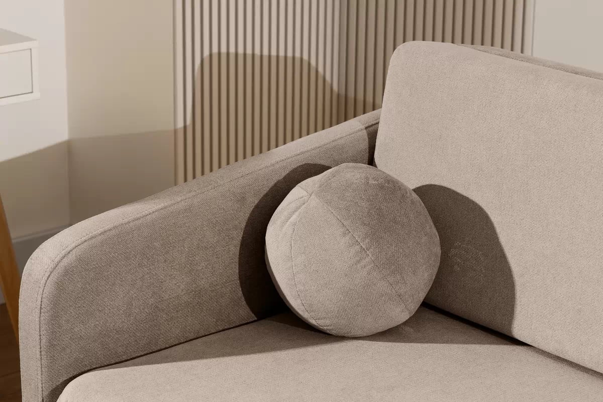 Pohovka Zeldia 155 s funkciou spánku - Hnedý šenil hydrofobowy Spring 1110 Pohovka Zeldia 130 s funkciou spania - Hnedý šenil hydrofobowy Spring 1110