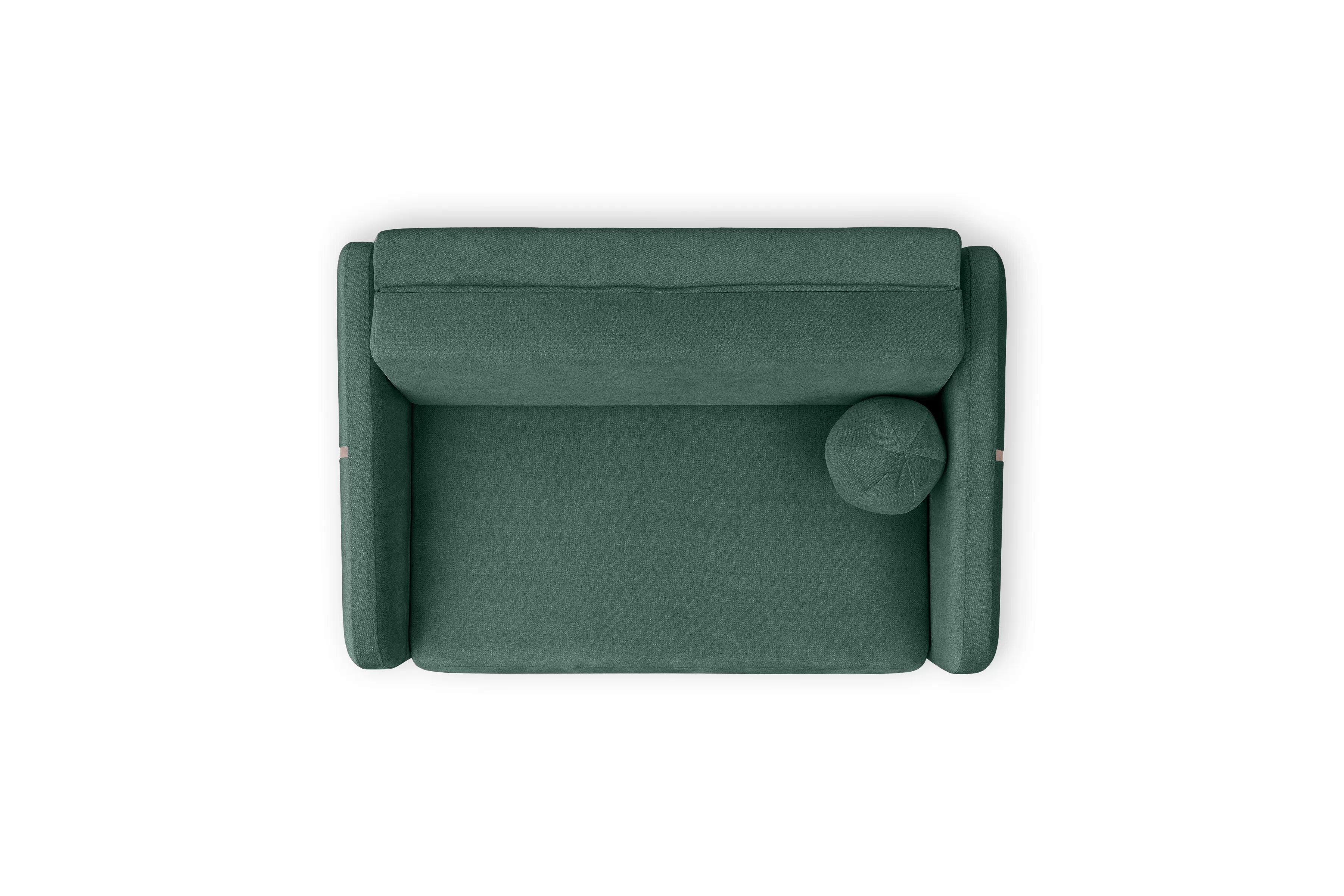 Pohovka Zeldia 155 rozkládací - zelená šenil hydrofobní  Spring 1116 Pohovka Zeldia 130 rozkládací - zelená šenil hydrofobní  Spring 1116