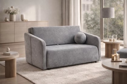 Pohovka Zeldia 135 s funkciou spánku - šedý šenil hydrofobowy Spring 1102 Pohovka Zeldia 135 s funkciou spánku - šedý šenil hydrofobowy Spring 1102