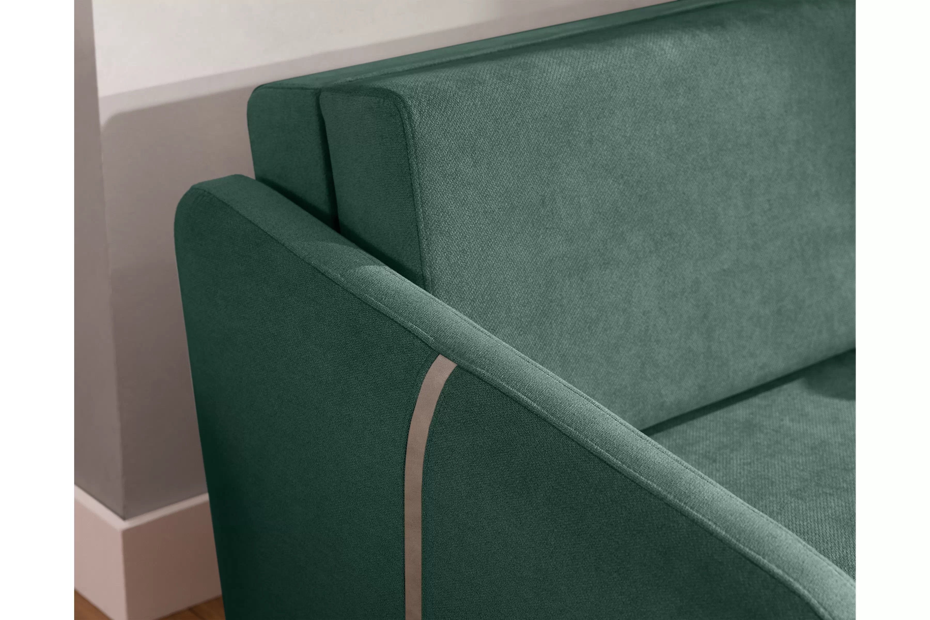 Pohovka Zeldia 105 rozkládací - zelená šenil hydrofobní  Spring 1116 Pohovka Zeldia 80 rozkládací - zelená šenil hydrofobní  Spring 1116