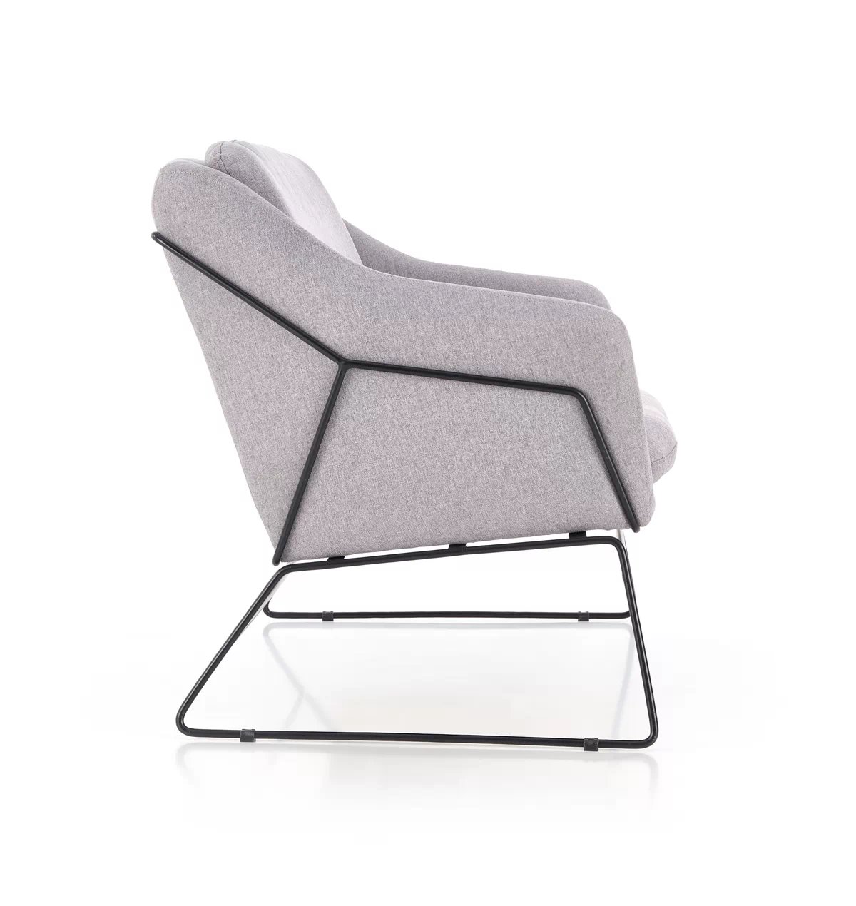 Dvojpohovka Pelinio - svetlošedá / čierna soft 2 xl Gauč wypoczynkowa podwojna Čierny Rošt, svetlý popol