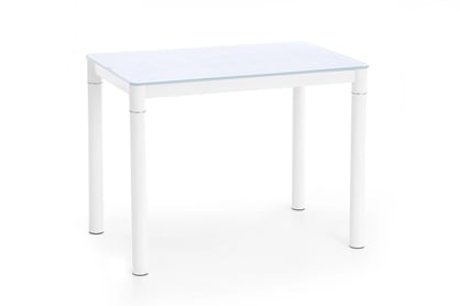 Biely stôl Argus 100x60 cm - mliečny Stôl Argus 100x60 cm - mliečny / Biely