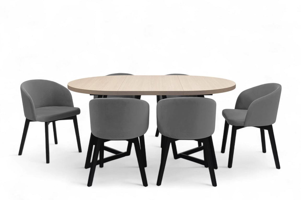 Rozkladací jedálenský stôl Cedrus 95-150x95 cm Stôl Cedrus 95/150 cm loftowy rozkladany
