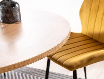 STOL GASTON DAB ARTISAN/Čierny 100(135)X100 stOL gaston dAb artisan/Čierny 100(135)x100