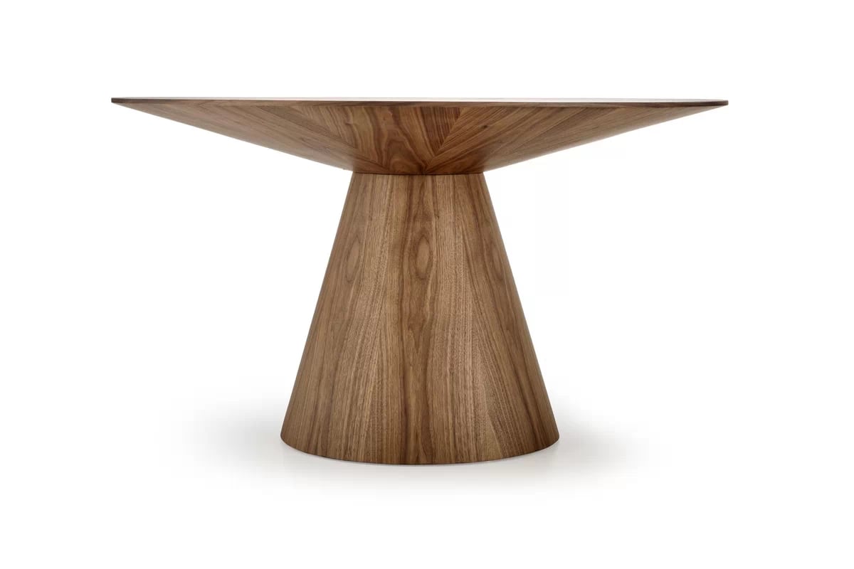 Kulatý stůl Henderson 136 cm - ořech Stůl okragly 136 henderson - Ořech