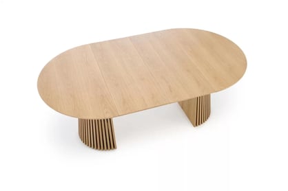 Okrúhly stôl Brevon 120-210x120 cm rozkladací - prírodný dub Stôl okragly Brevon 120-210x120 cm rozkladany - Dub prírodné