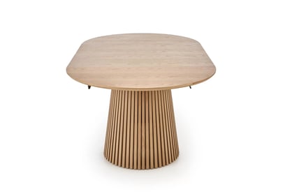 Okrúhly stôl Brevon 120-210x120 cm rozkladací - prírodný dub Stôl okragly Brevon 120-210x120 cm rozkladany - Dub prírodné