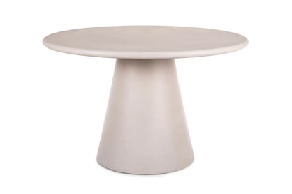 Kruhový stôl Clav 120 cm - krémový