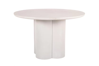 Kruhový stôl Cylindus 120 cm - krémový