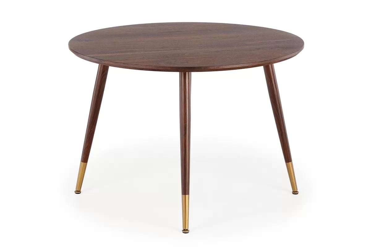 Kulatý stůl Domenico 110 cm - ořech stůl kulatý Domenico - Ořech / Žlutý