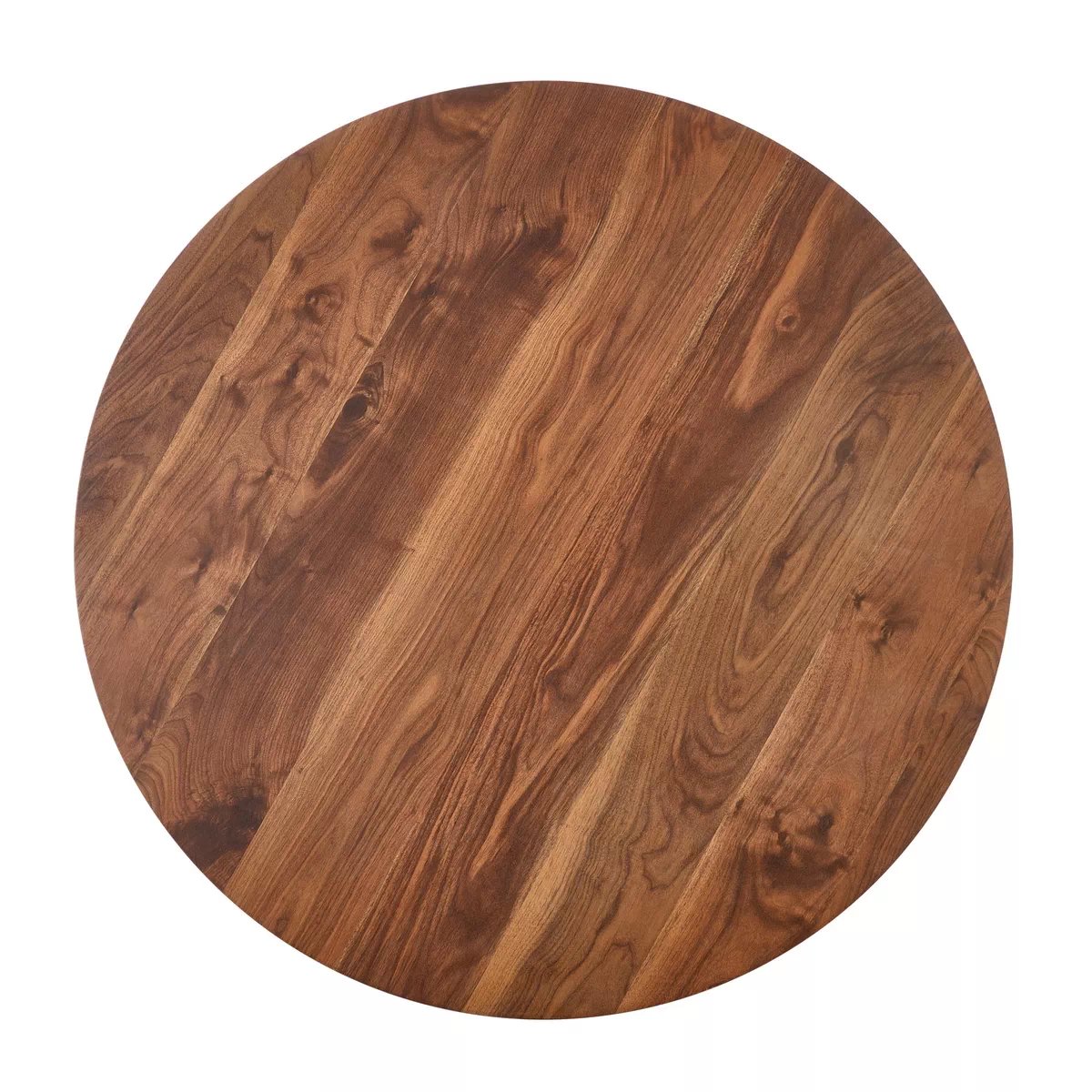 Kulatý stůl Domenico 110 cm - ořech stůl kulatý domenico - Ořech / Žlutý