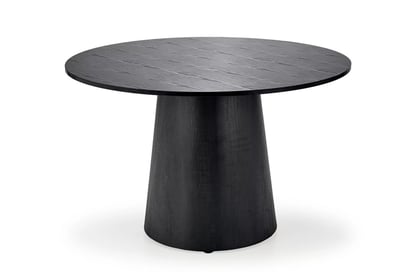 Okrúhly stôl Ginter 120 cm - čierny