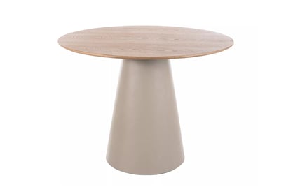 Okrúhly stôl Lureno 100 cm - prírodný dub / kašmír