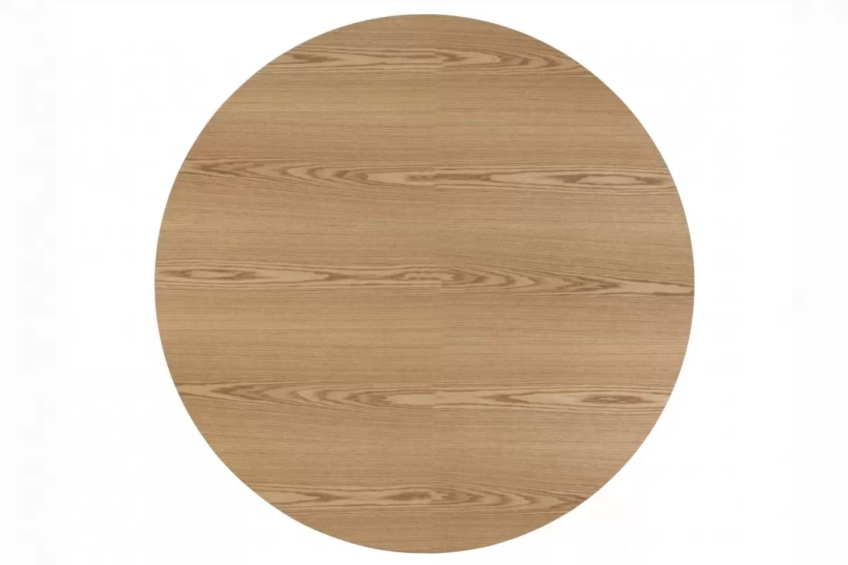 Okrúhly stôl Lureno 100 cm - prírodný dub / kašmír Stôl okragly Lureno 100 cm - Dub prírodné / kašmír